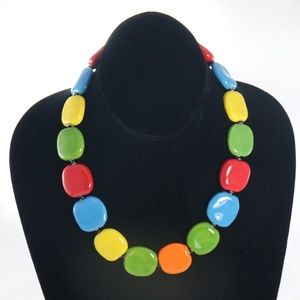 KAZURI Pitapat 'Rainbow' 18 in Handmade Necklace